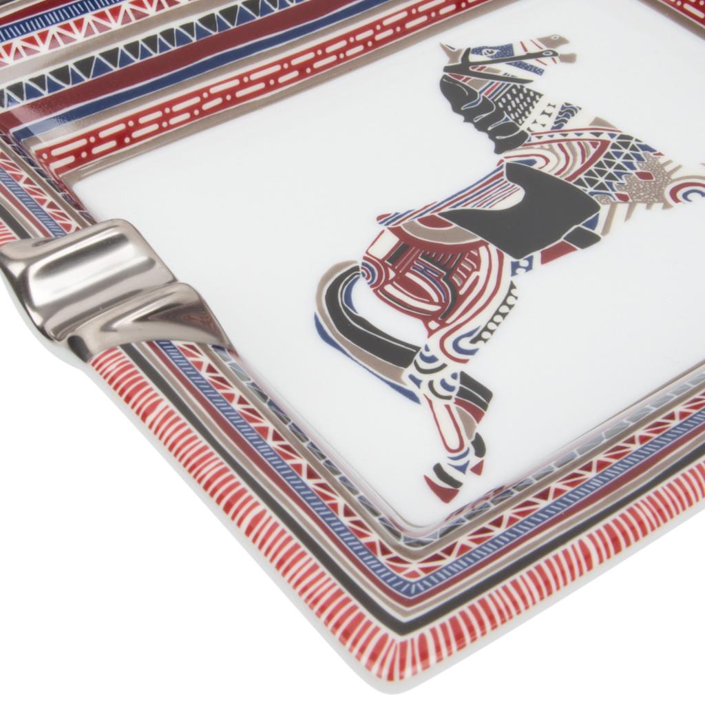 Hermes Change Tray Cheval D'Apparat Porcelain Rare Print In New Condition For Sale In Miami, FL