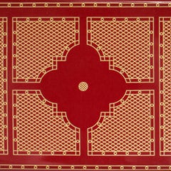 Hermes Change Tray Hermes Sellier Rouge / Or Limoges Porcelain New w/ Box