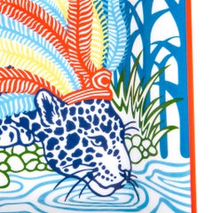 Hermes Change Tray Jaguar Quetzal II Porcelain Bleu Nil New w/ Box