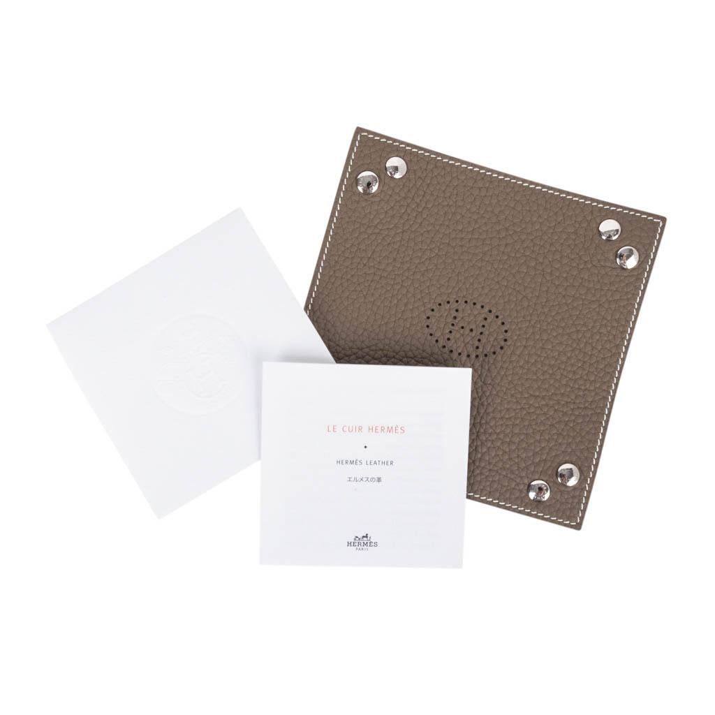 Women's or Men's Hermes Change Tray Mini Mises Et Relances Etoupe nwt