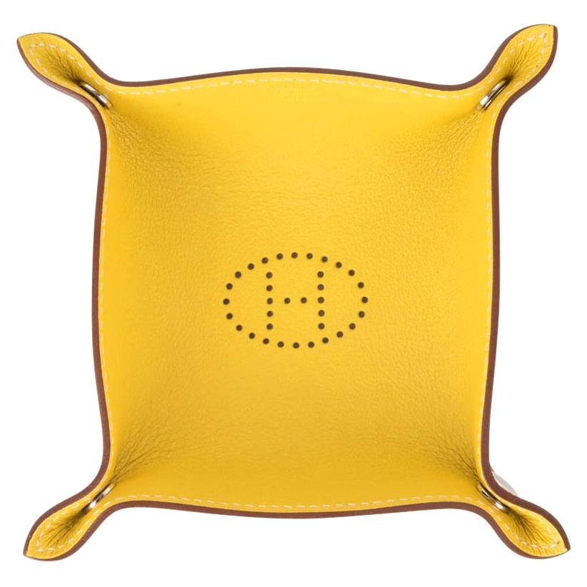 Hermes Sushi Plate Mosaique Au 24 Gold Tray Small Model Porcelain at