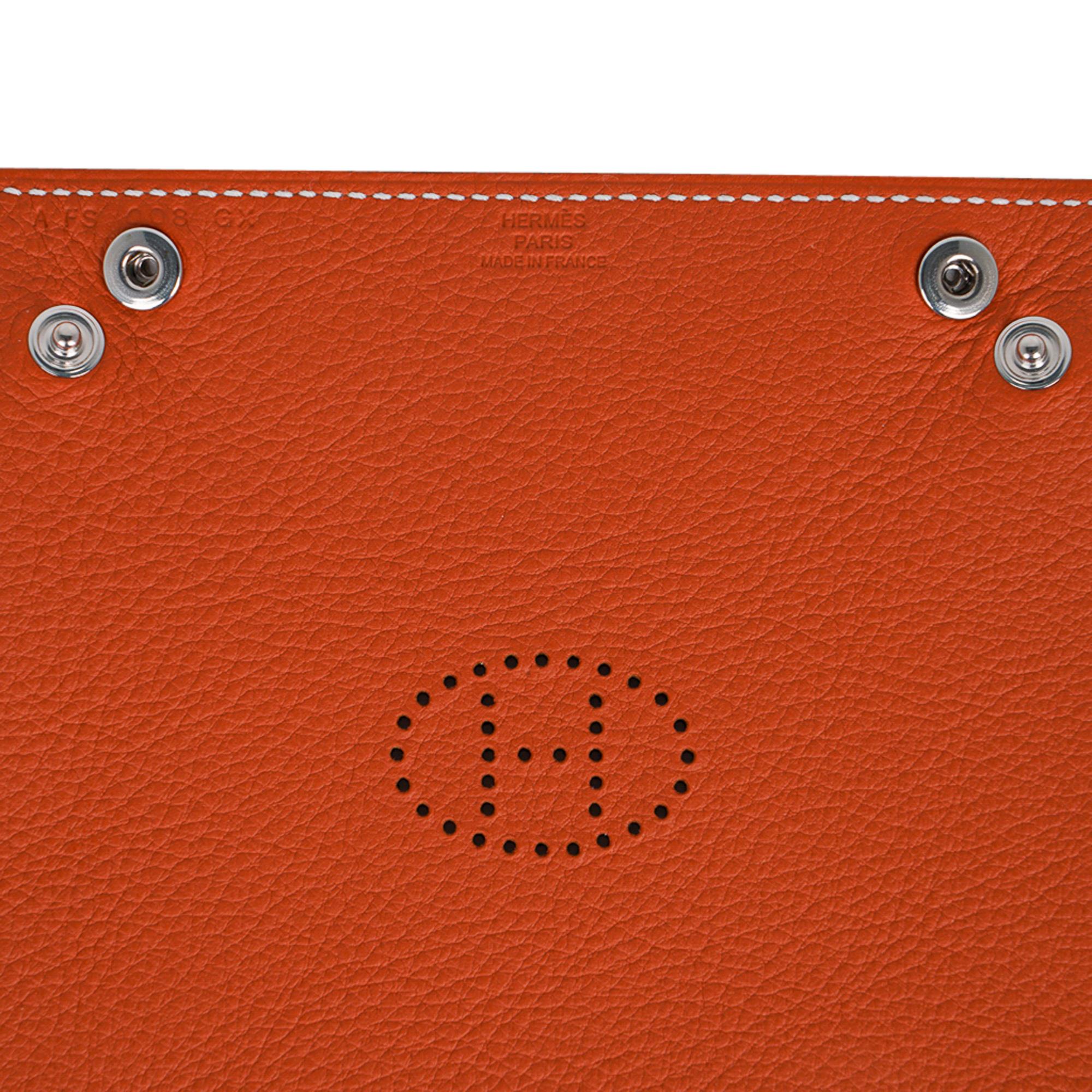 Hermes Change Tray Mises Et Relances Mini Bi-Color Orange /  Fauve Mini Model 1