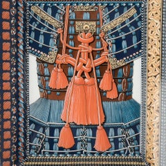 Hermes Change Tray Parures de Samourais Suit of Armor Porcelain Tray