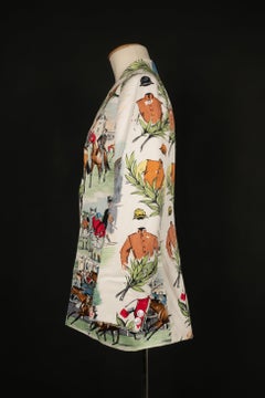 Hermès "Chantilly" Silk Jacket