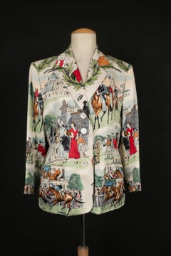 Hermès "Chantilly" Silk Jacket