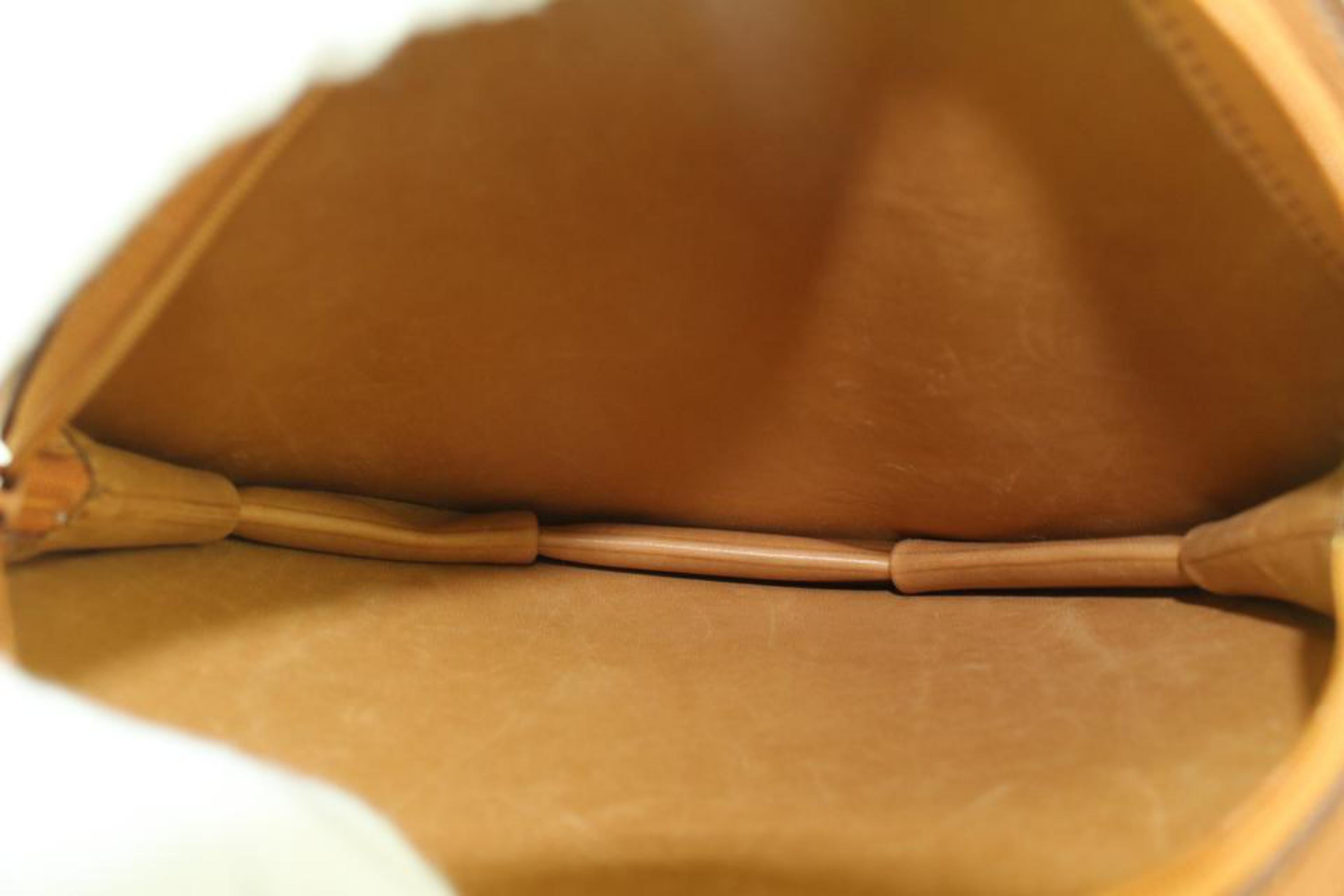 Hermès Charcoal x Brown x Green Tambourine Clutch 2way Crossbody Bag 115h3 For Sale 4