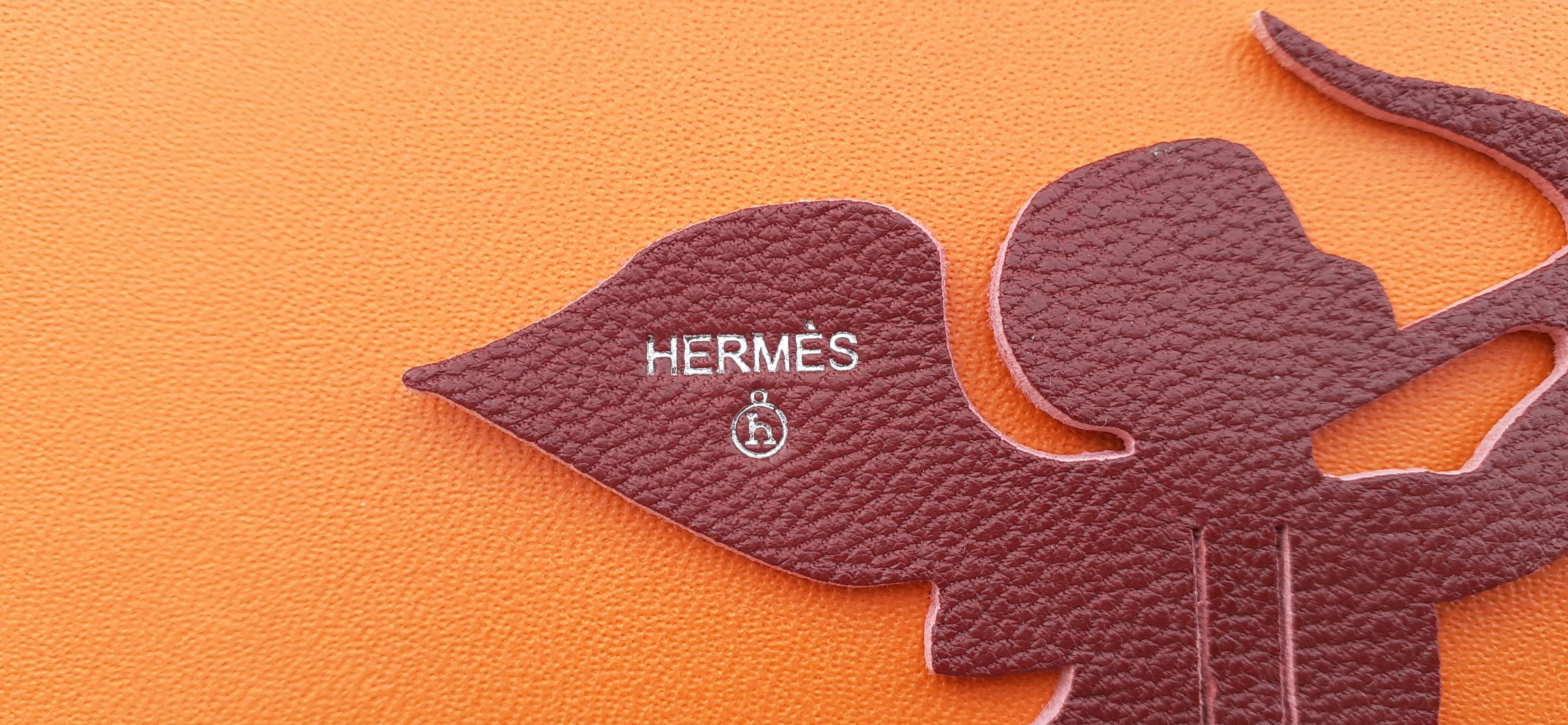 Hermès Charme Amor Engel und Gott der Liebe in Leder Petit h im Angebot 1