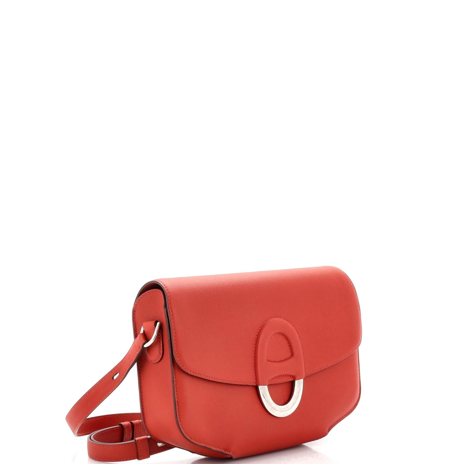 Hermes Cherche Midi Shoulder Bag Evercolor 25 In Good Condition In NY, NY