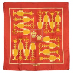 Hermès 'Chessboard' foulard / squared scarf