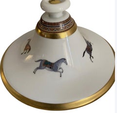 Plat à compote Hermès « Cheval d'Orient »