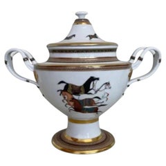 Plat à compote Hermès « Cheval d'Orient »