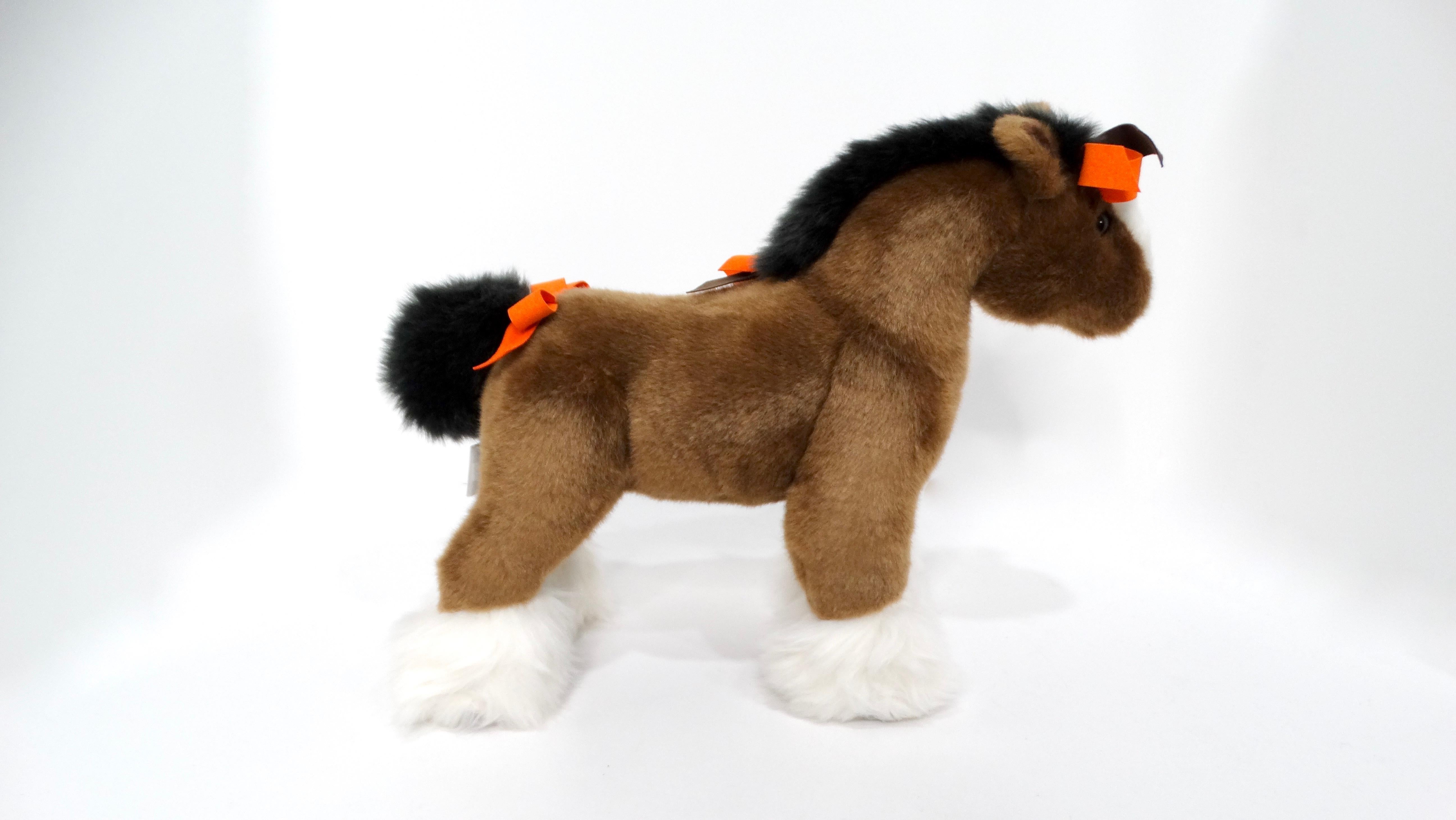 Hermes Cheval Hermy Cavallo Marrone Giocattolo di Peluche In condizioni buone in vendita a Scottsdale, AZ