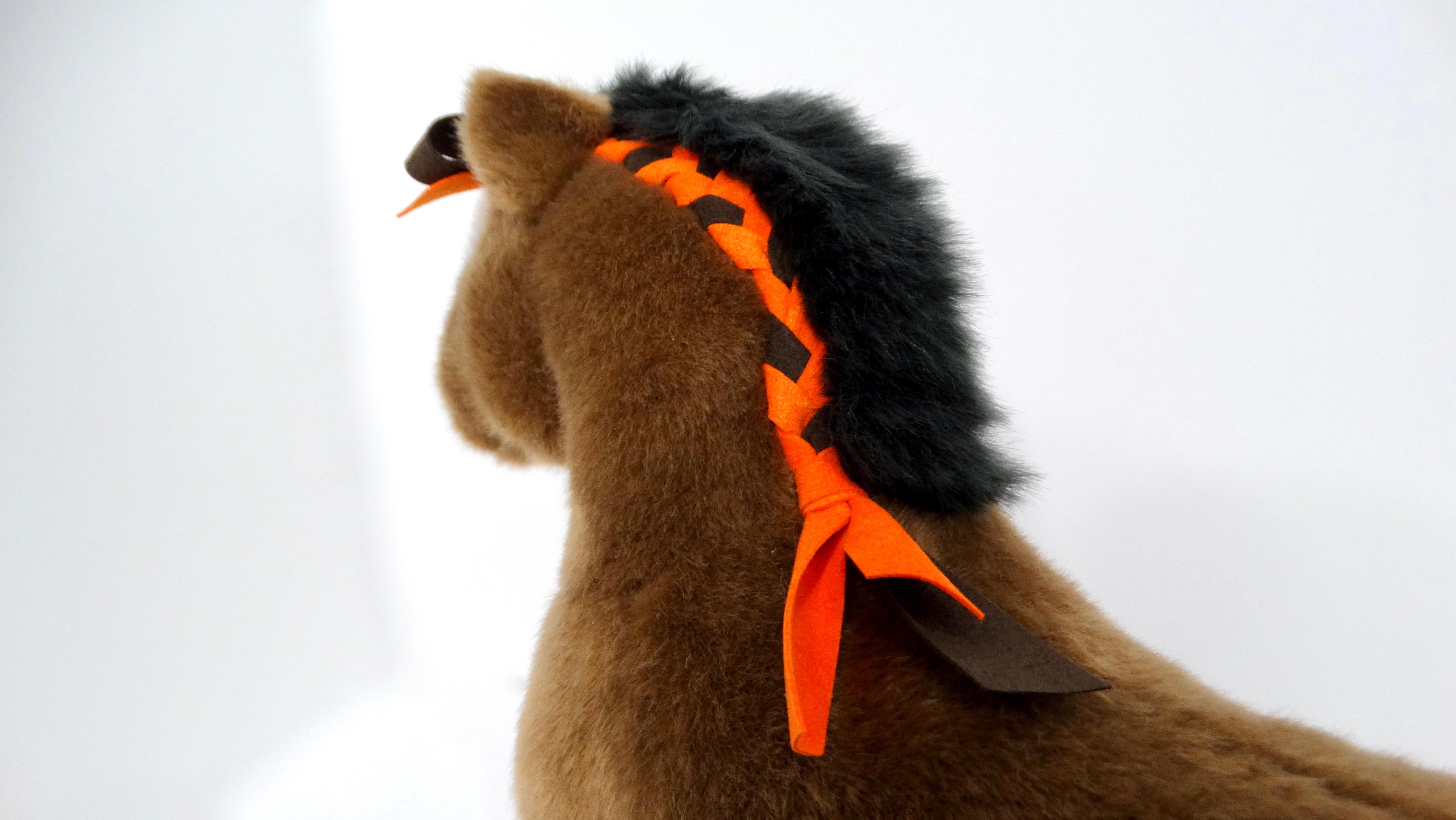 da uomo o donna Hermes Cheval Hermy Cavallo Marrone Giocattolo di Peluche in vendita