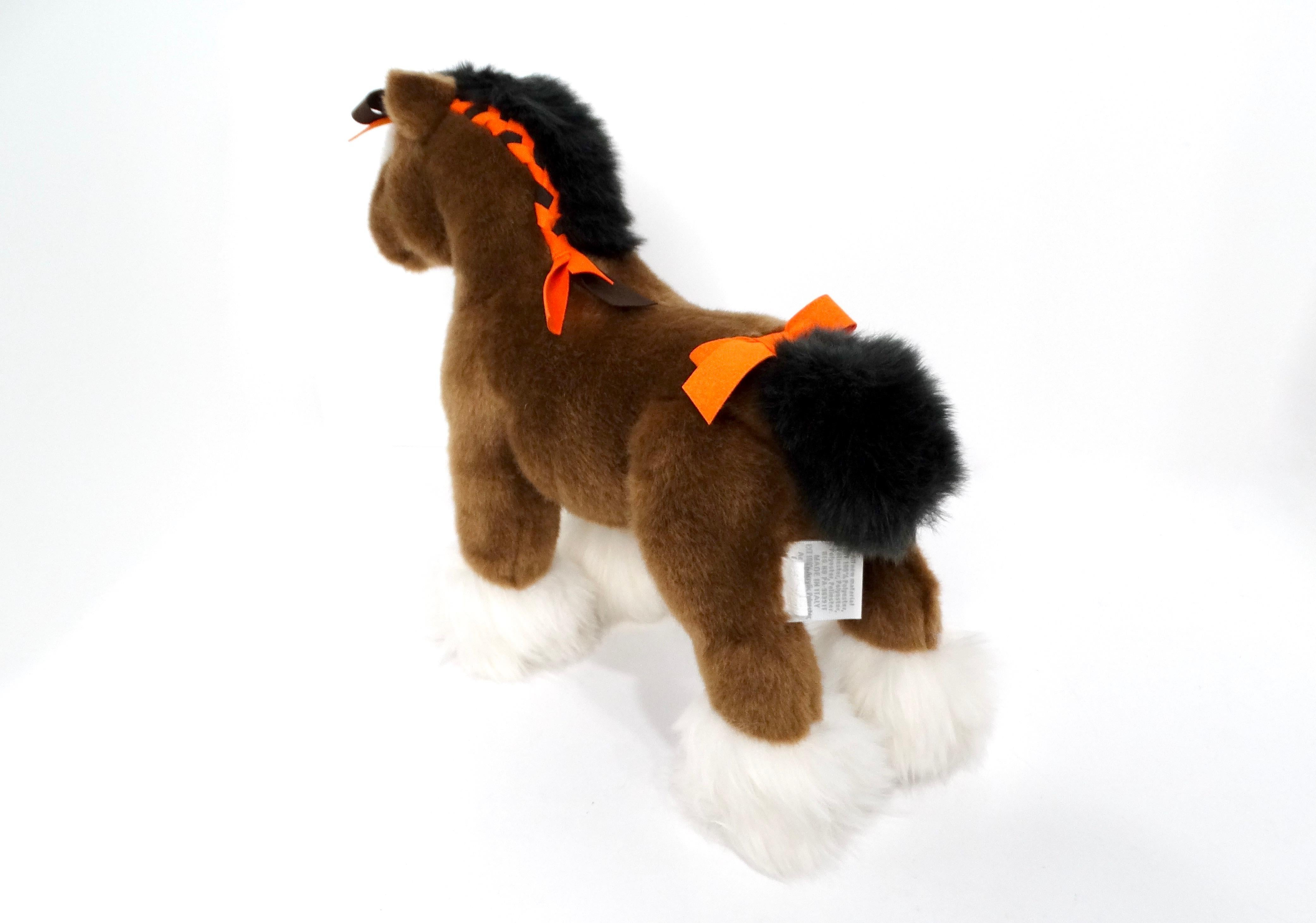 Hermes Cheval Hermy Cavallo Marrone Giocattolo di Peluche in vendita 1