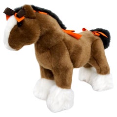 Hermes Cheval Hermy Brown Horse Plush Toy