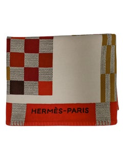Hermès “Cheval Natté” Cashmere Throw Blanket