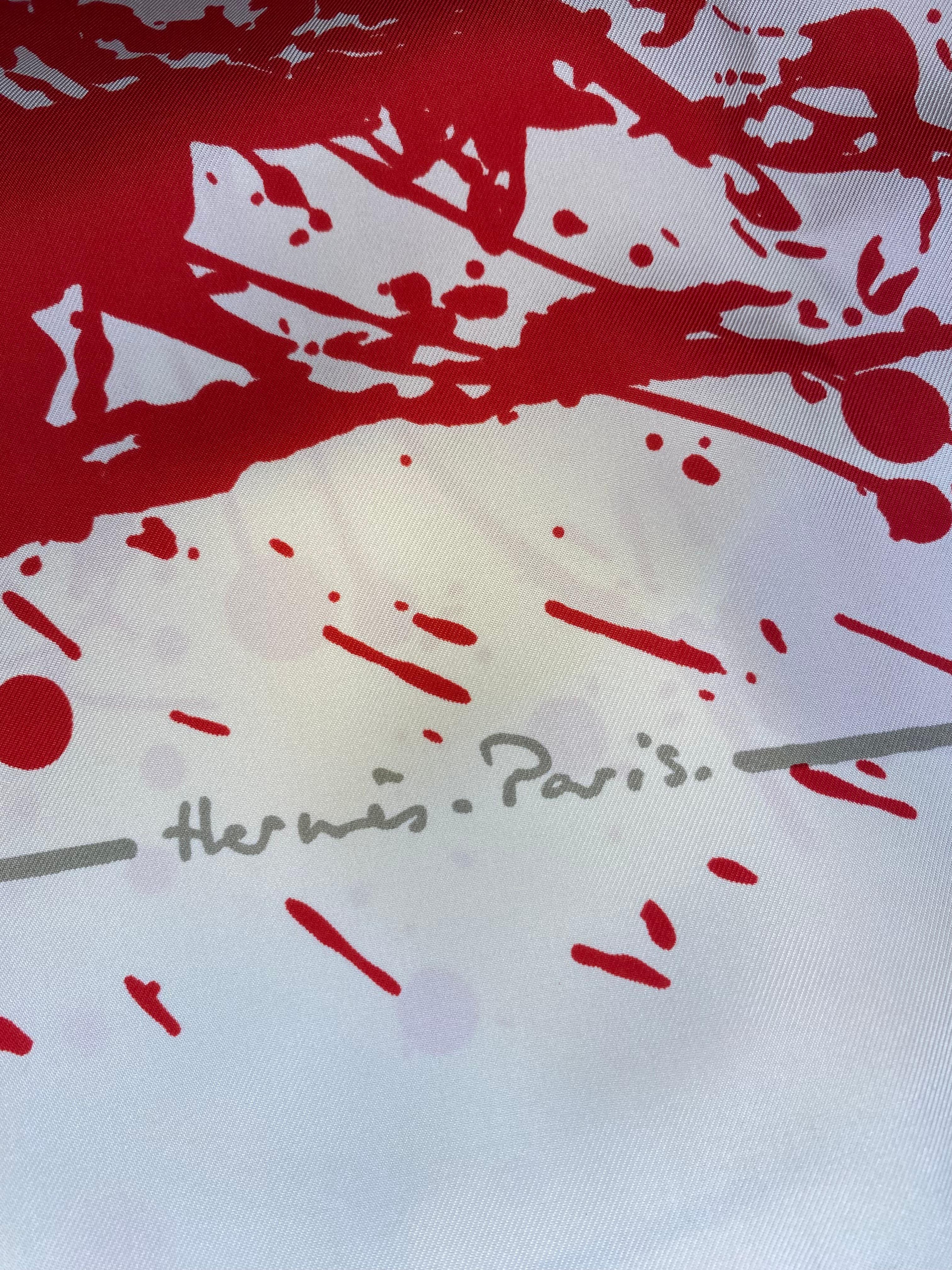 Hermes 'Cheval Surprise' Silk Scarf 90cm x 90cm en venta 4