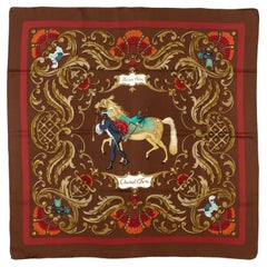 Hermes "Cheval Turc"  Foulard en soie