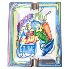 Hermes Chevaloscope Neon Porcelain Ashtray