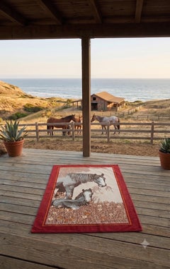 Hermes Chevaux Terry Beach Towel