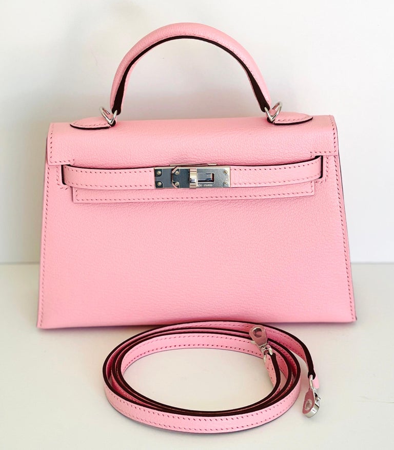 Hermès Kelly Mini 2 ROSE SAKURA In-Depth, What To Expect, What Fits, Mod  Shots