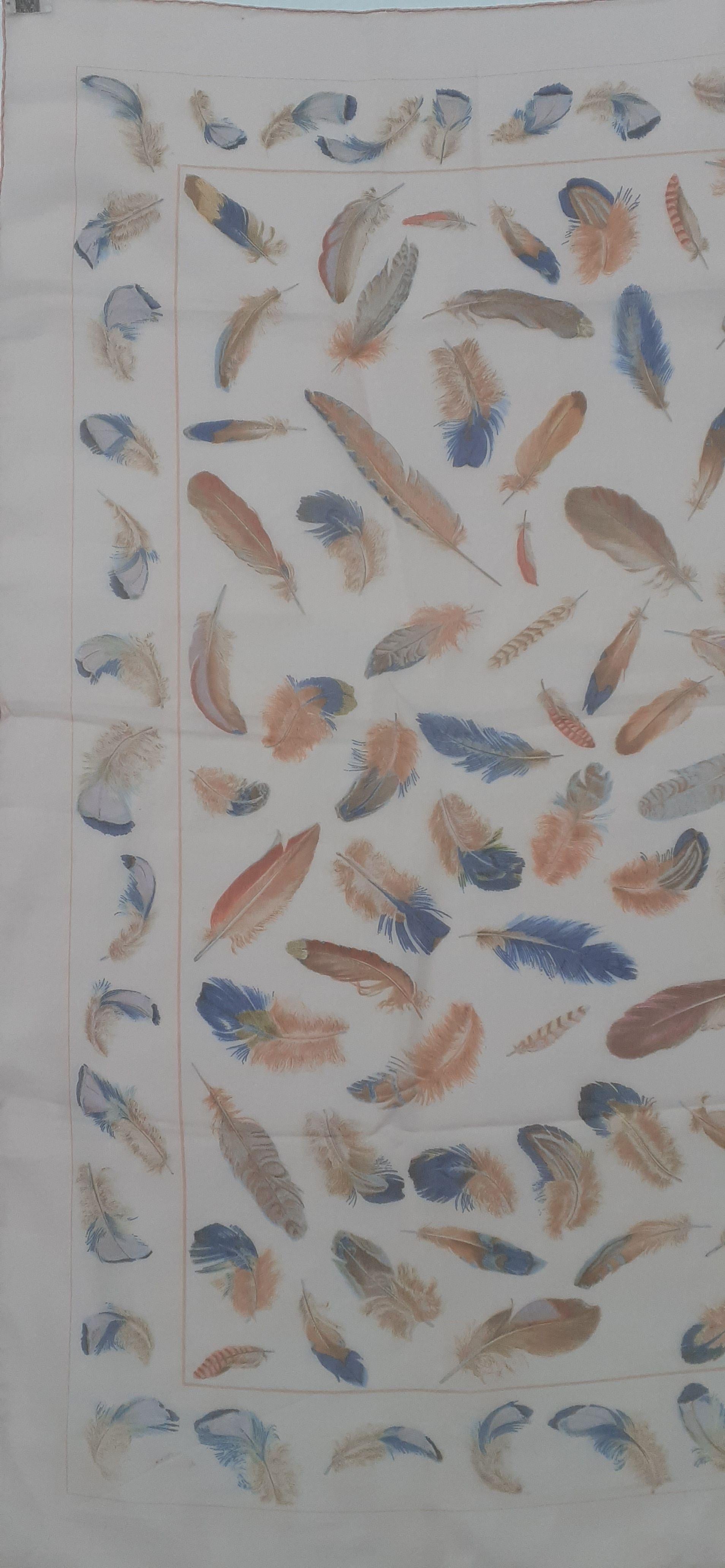 hermes chiffon scarf
