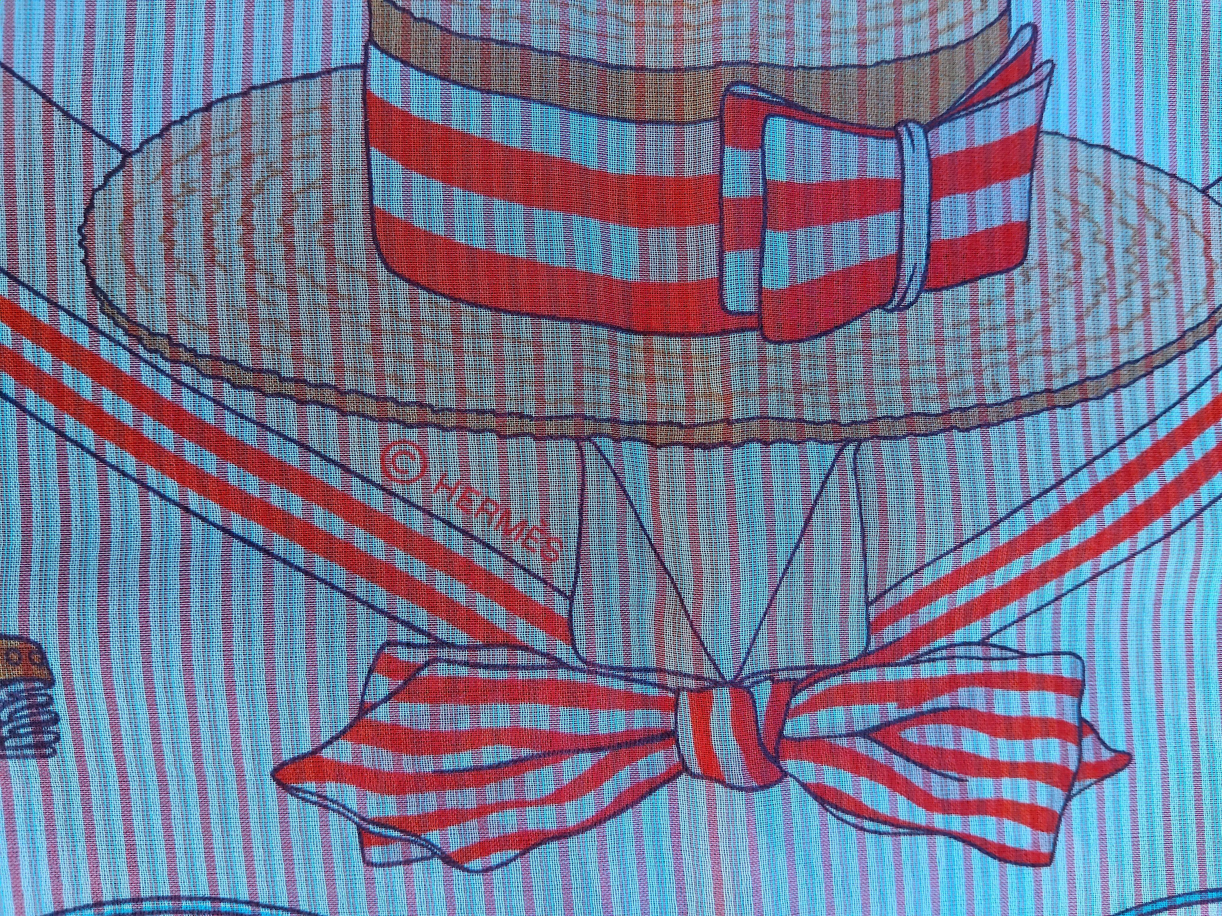 Hermès Chiffon Silk Scarf Mousseline Les Bécanes Grenadine Grygkar 70 cm For Sale 6
