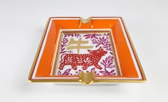 Hermes Chinese Zodiac Ashtray, Year of the Ox