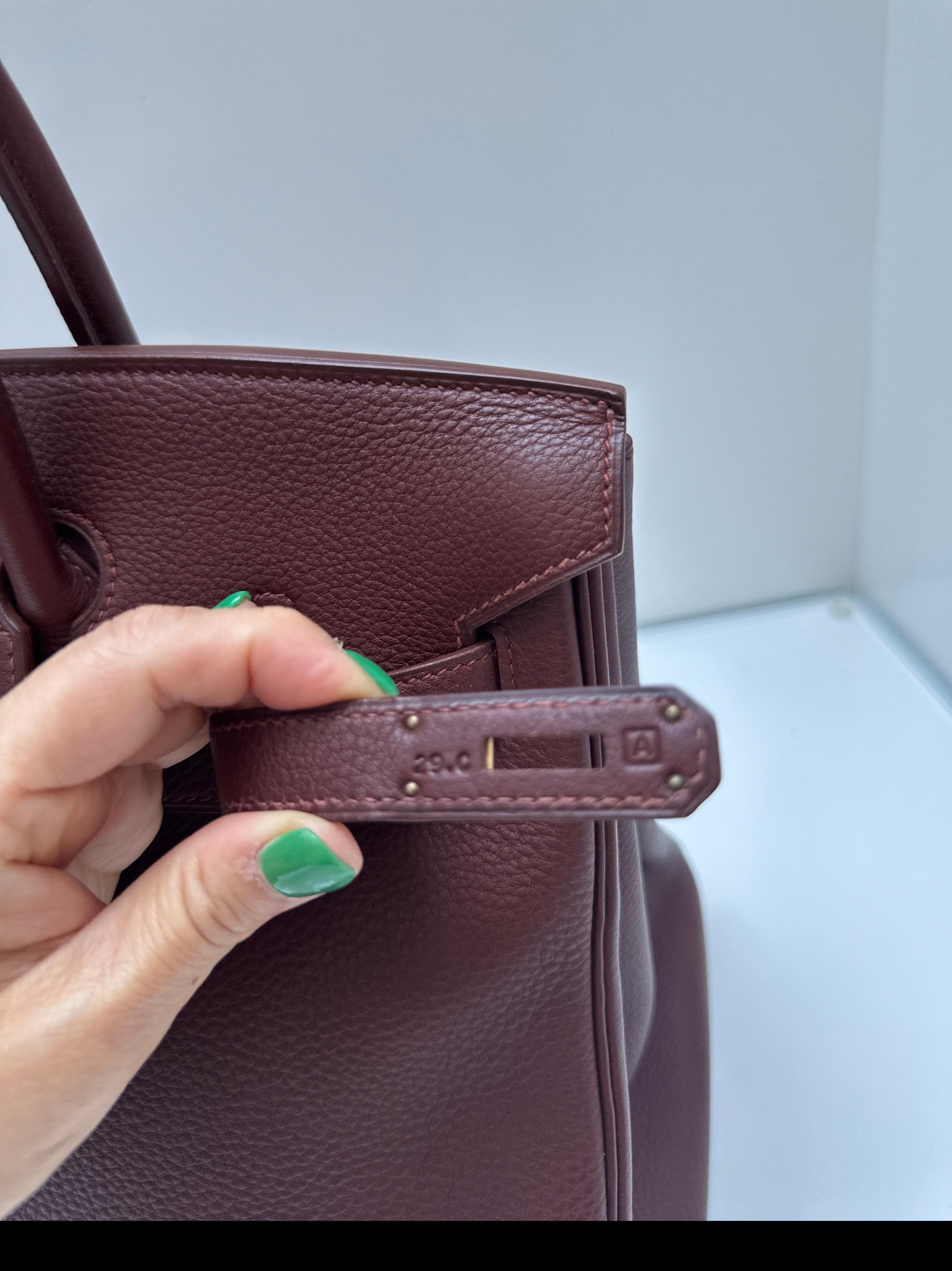 Hermes Chocolate Brown Birkin 35 Bag For Sale 2