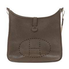 Hermès Chocolate Brown Evelyne TGM