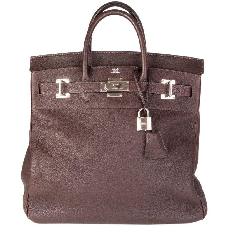 Sold at Auction: Hermes Birkin HAC 40 Taurillon Clemence