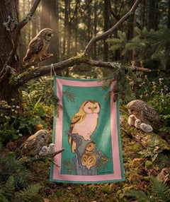 Hermes Chouette Terry Beach Towel