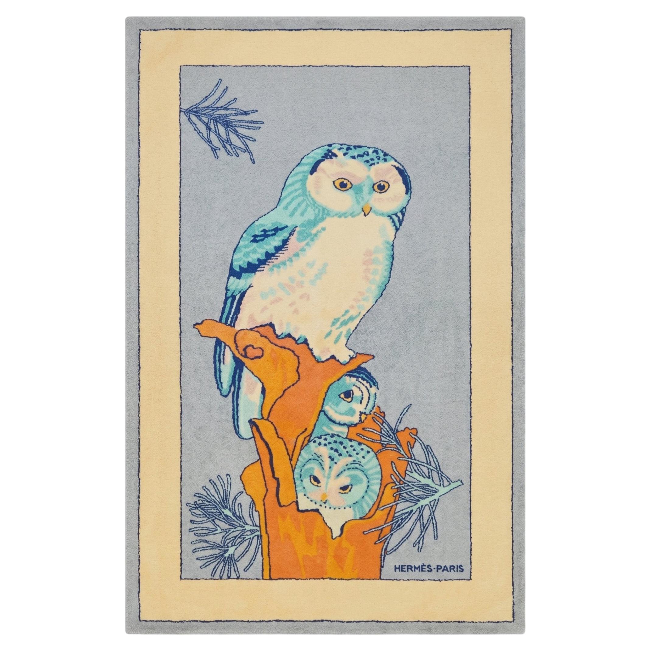 Hermes Chouette Frottee-Strandtuch
