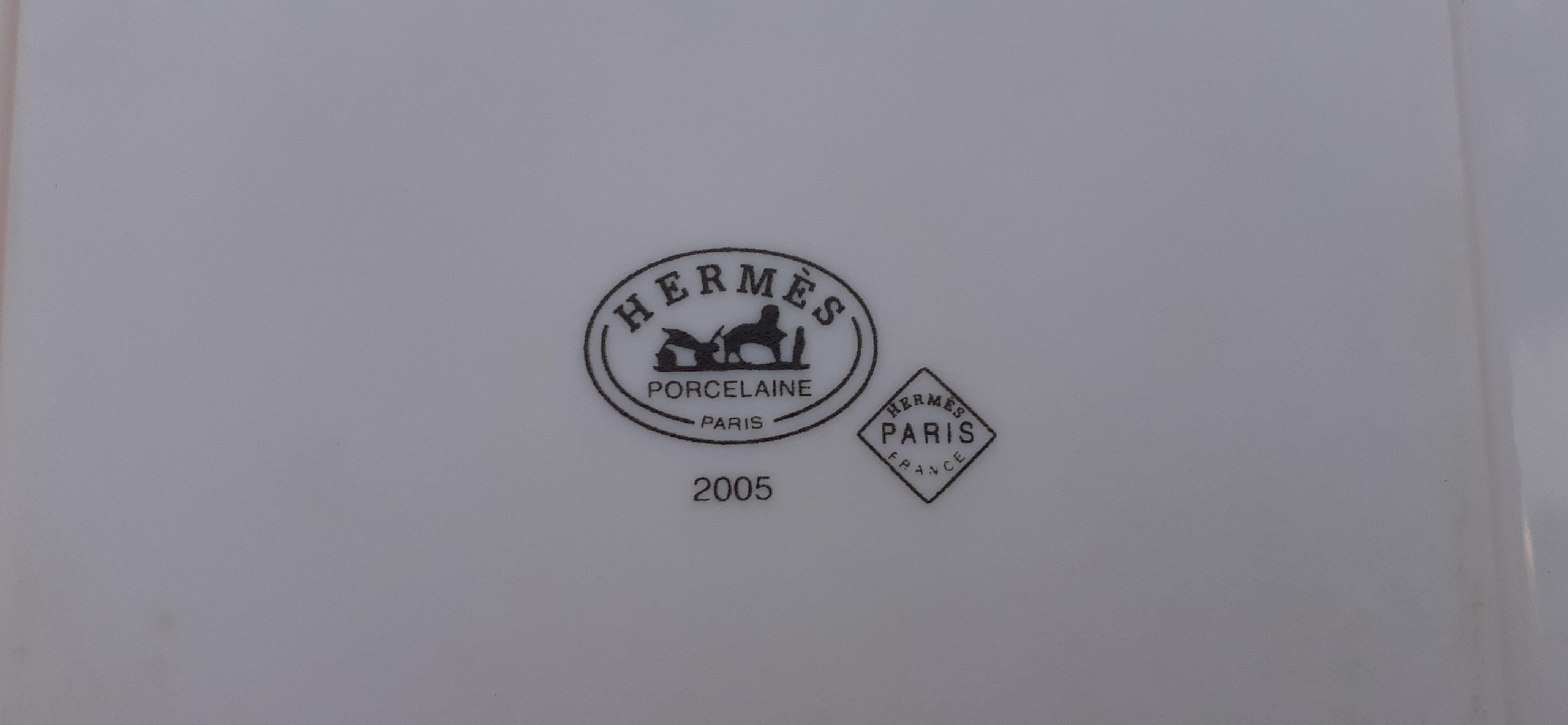 Hermès Vassoio di Natale Piccolo Piatto Noel au 24 Faubourg Porcellana in vendita 2