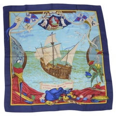 Hermès "Christophe Colombus" Silk Scarf