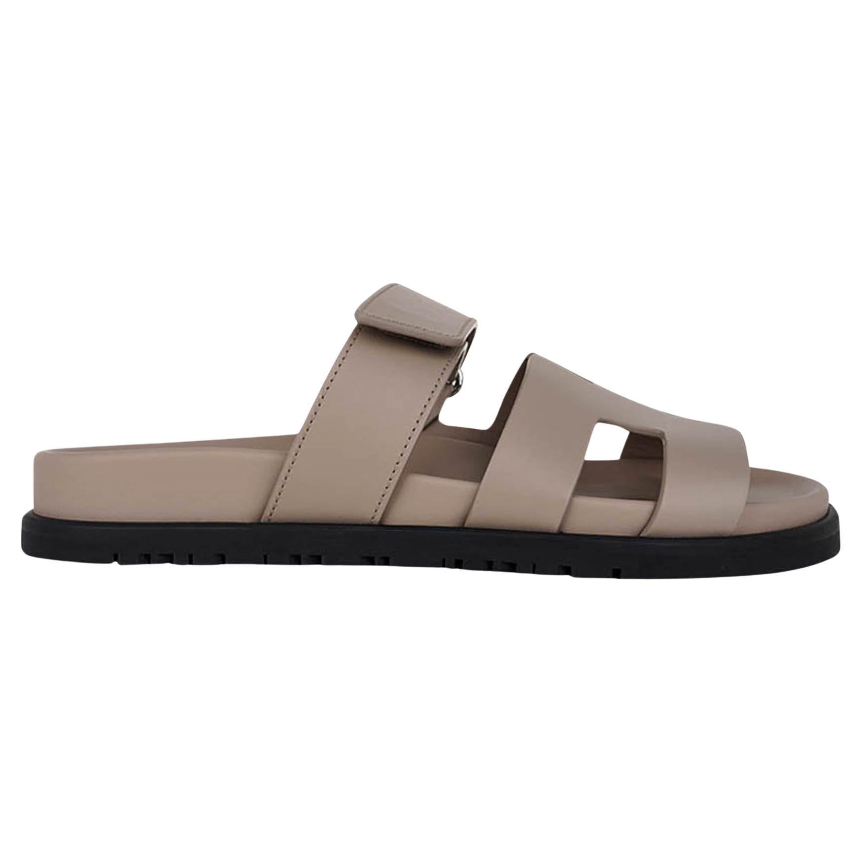 Hermes Chypre Sandal Mastic Calfskin 37