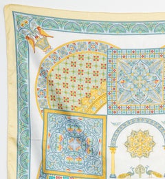 Hermes Ciels Byzantins by J.Abadie Silk Scarf