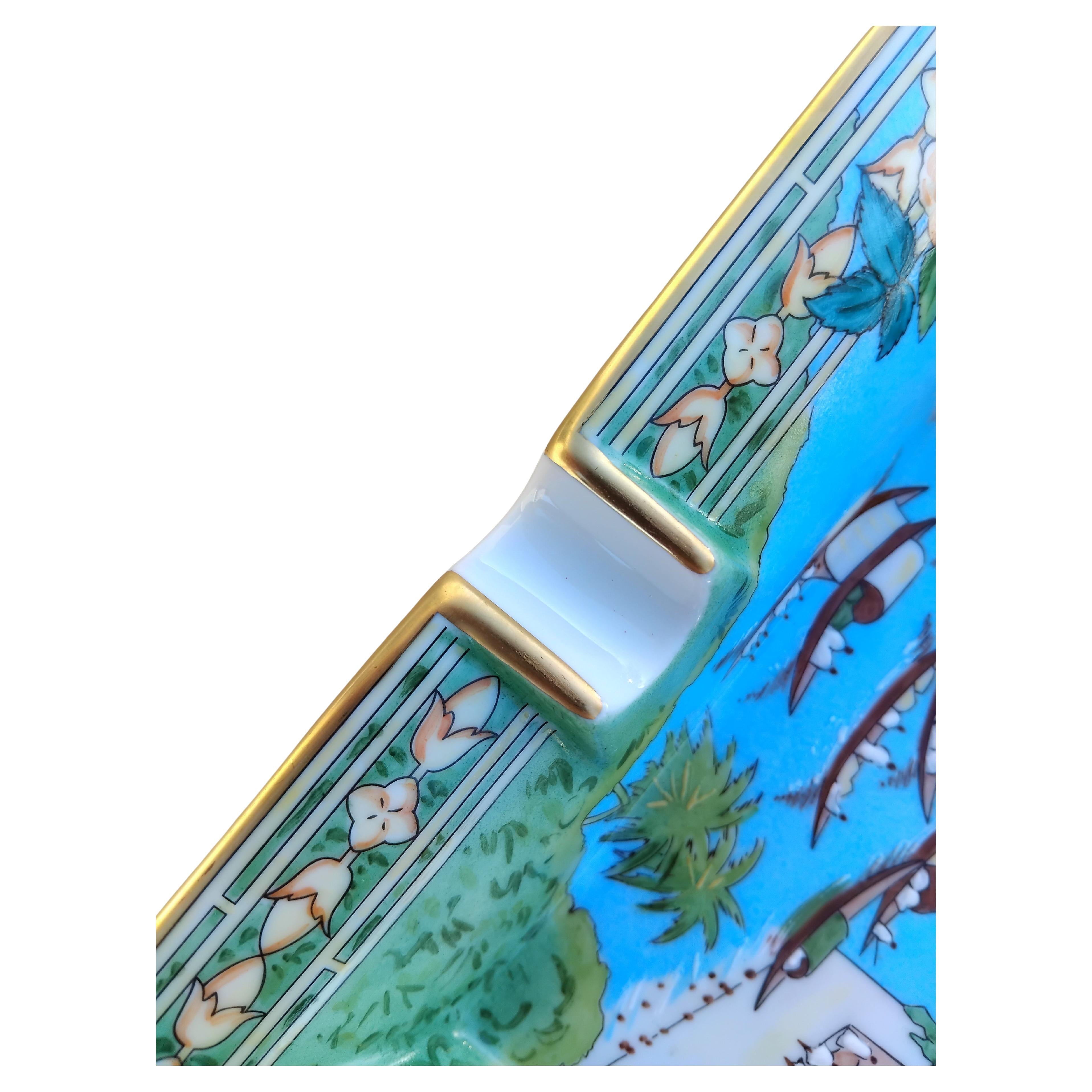 Hermès Zigarren-Aschenbecher Wechseltablett Le Fleuve Sacre Gange Ganga Indien im Angebot 6