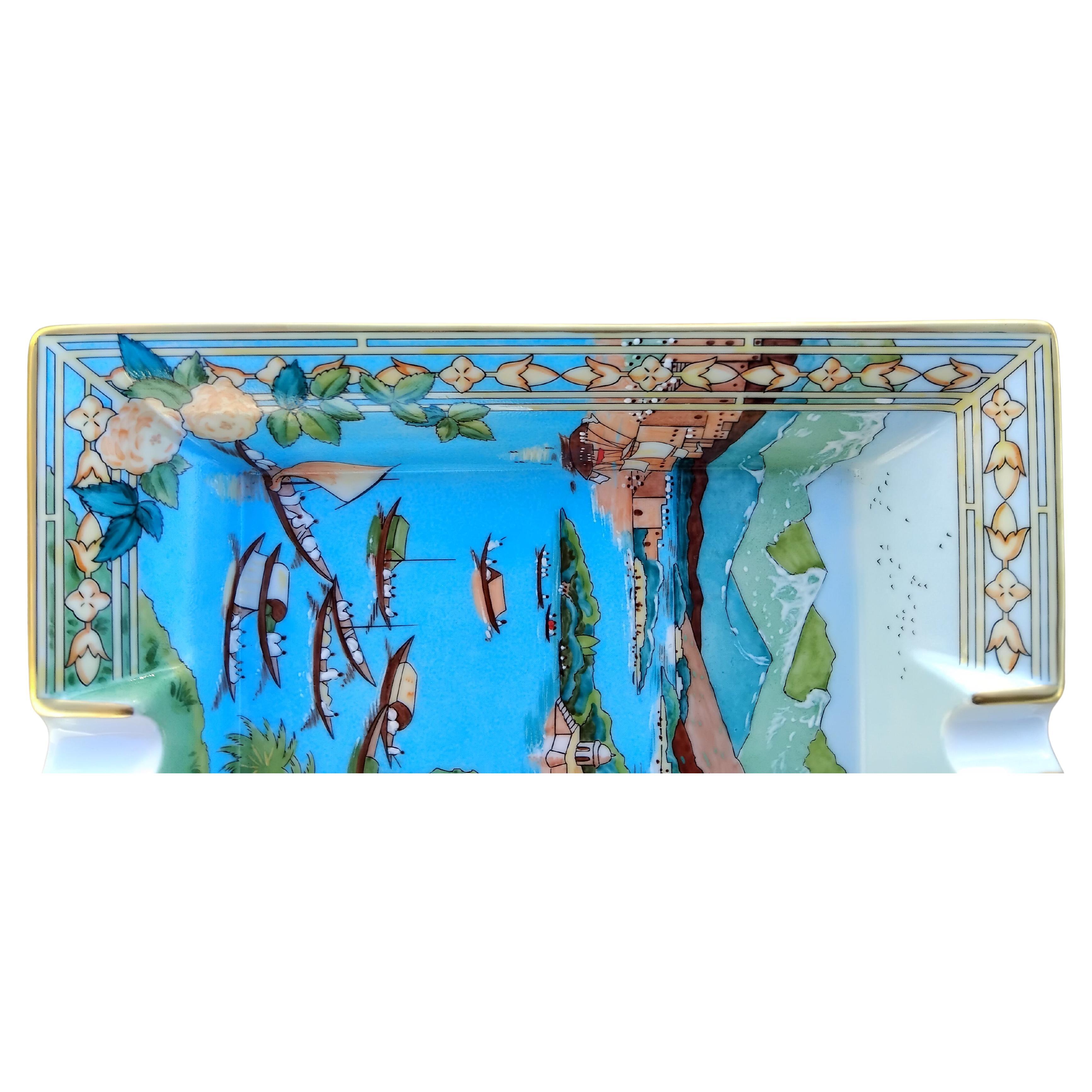 Hermès Zigarren-Aschenbecher Wechseltablett Le Fleuve Sacre Gange Ganga Indien für Damen oder Herren im Angebot