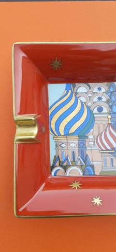 Hermès Cigar Ashtray Change Tray Russian Ballets Russia Porcelain RARE