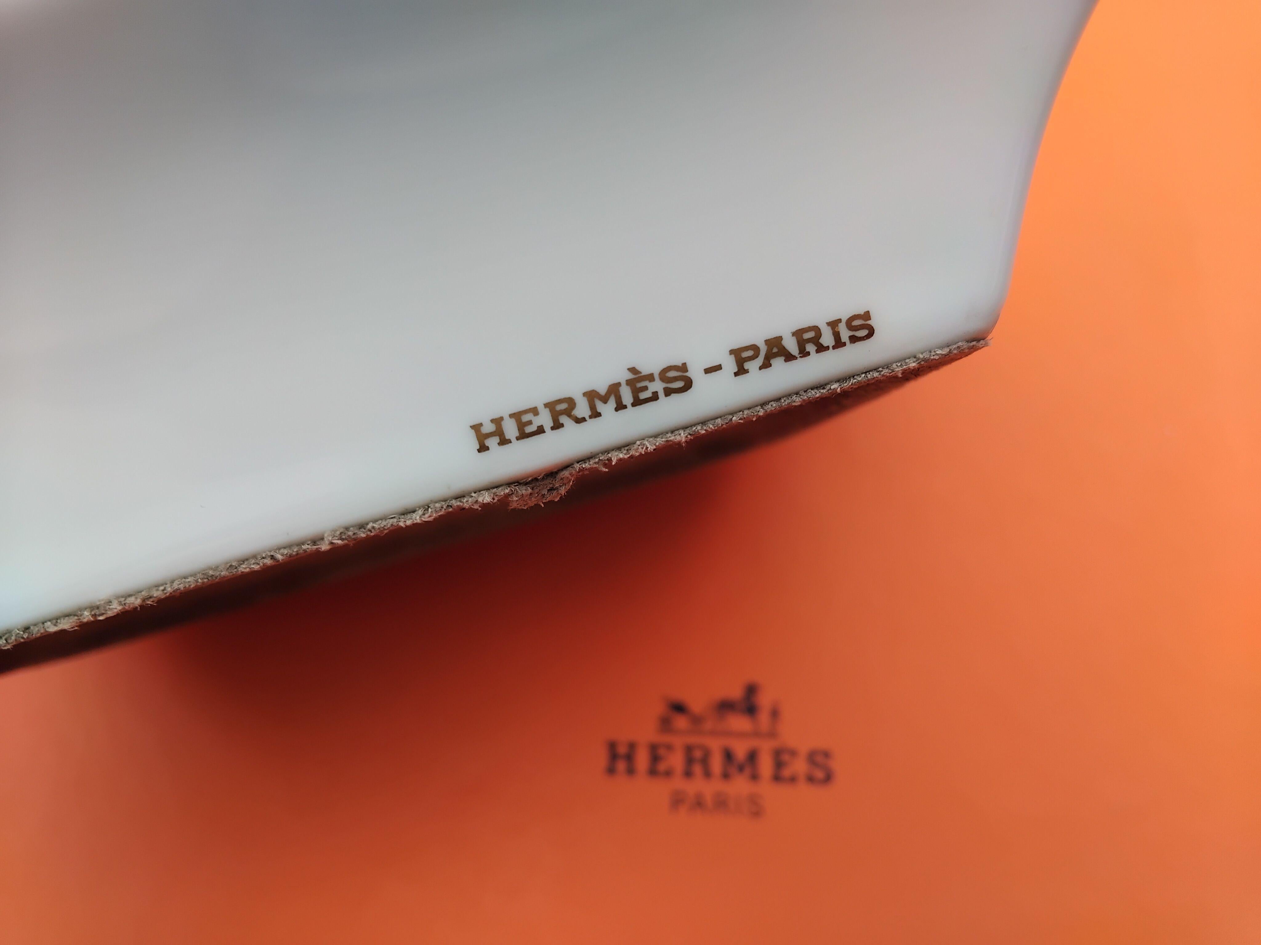 Posacenere Hermès Vassoio Portaoggetti Sealyham Terrier Porcellana Oro 12