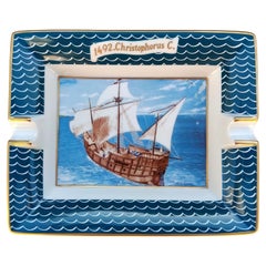 Hermès Cigar Astray 1492 Christopher Columbus discovered America Porcelain Gold