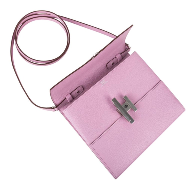 Hermes Cinhetic To Go Geldbörse Mauve S Tasche Clutch Crossbody Chamkila  Mysore Chevre im Angebot bei 1stDibs