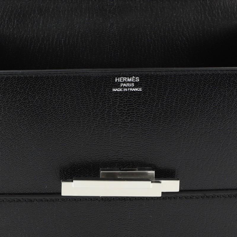 Hermes Cinhetic Top Handle Bag Chevre Mysore In Good Condition In NY, NY