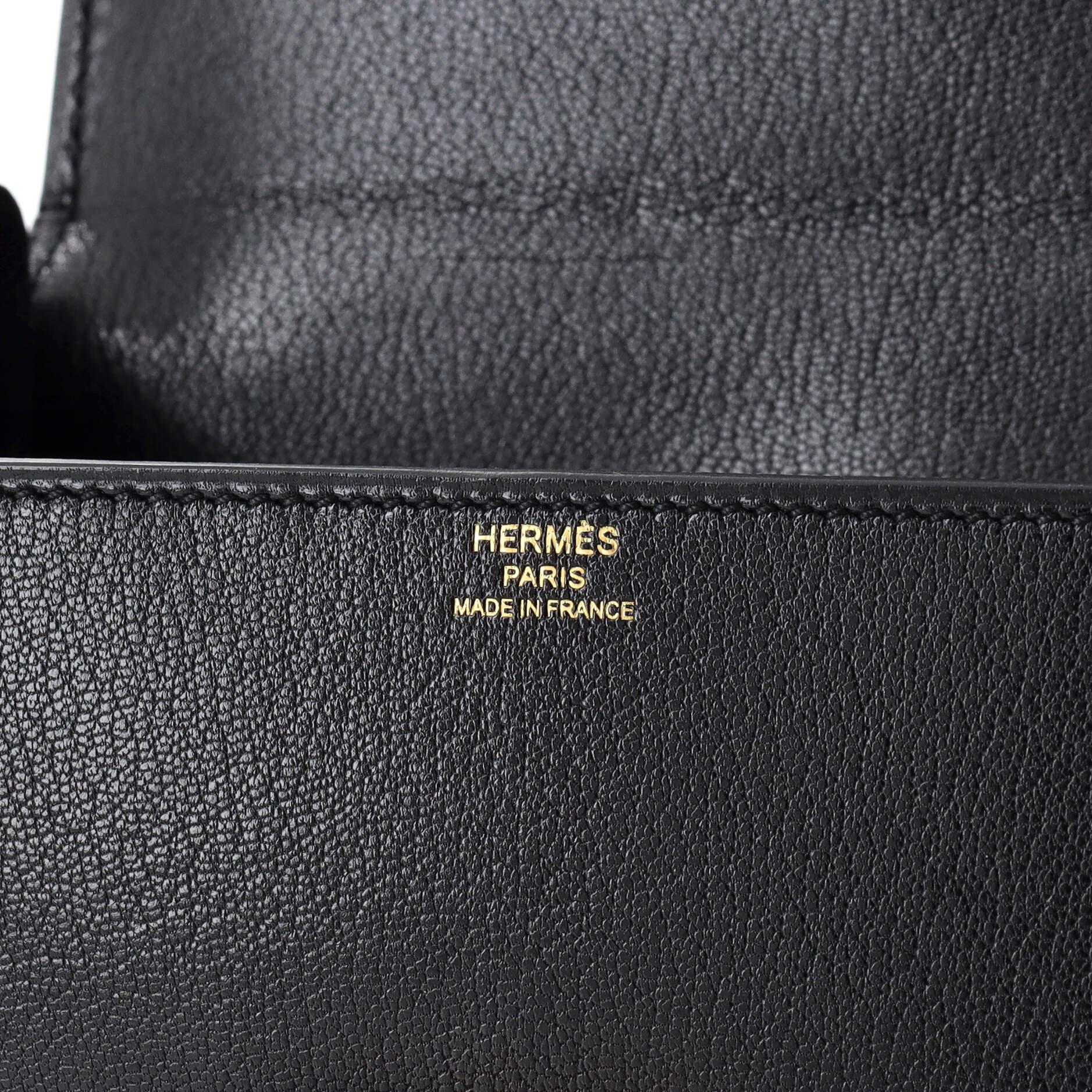 Hermes Cinhetic Top Handle Bag Chevre Mysore 3