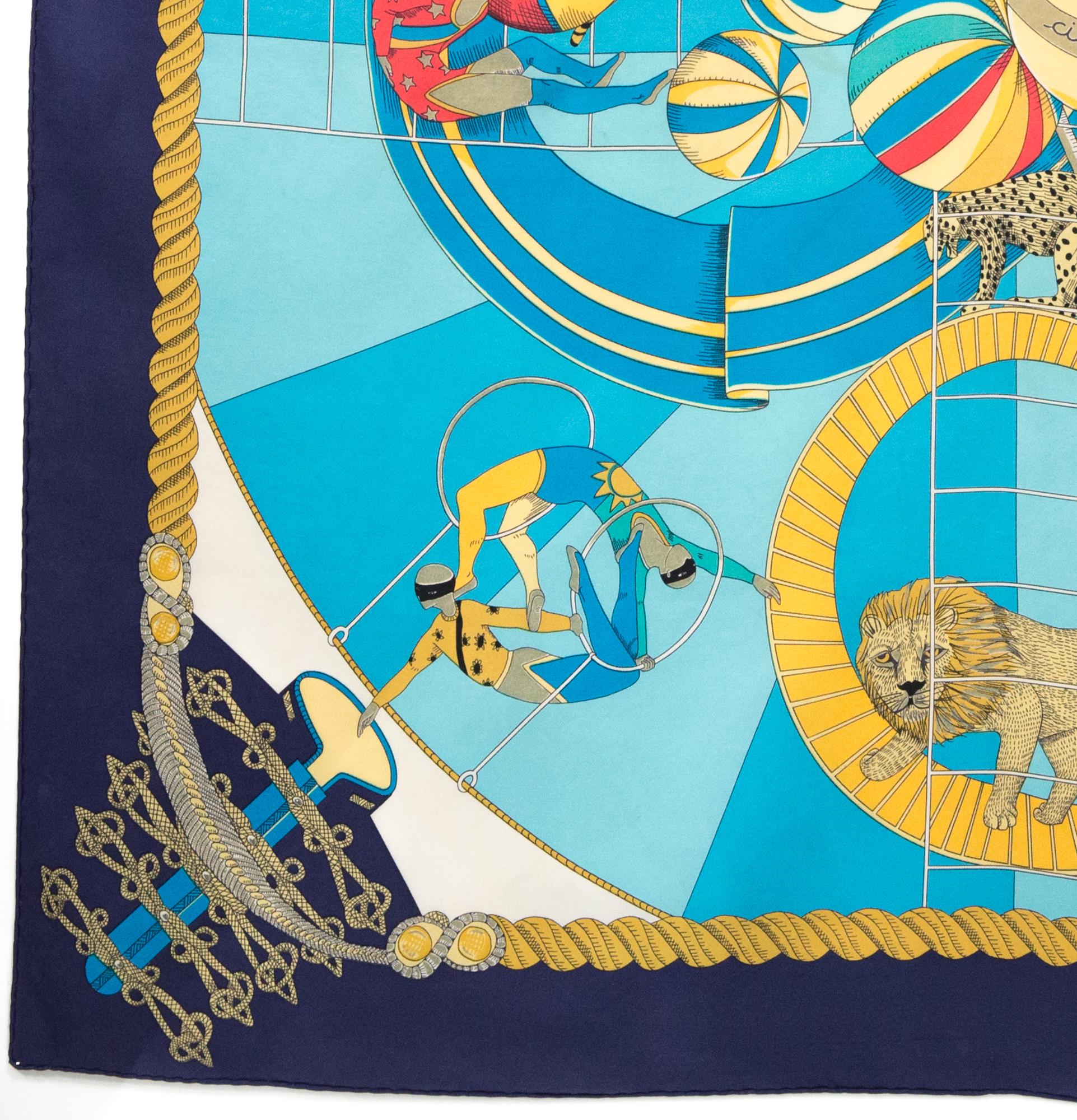 hermes scarf circus