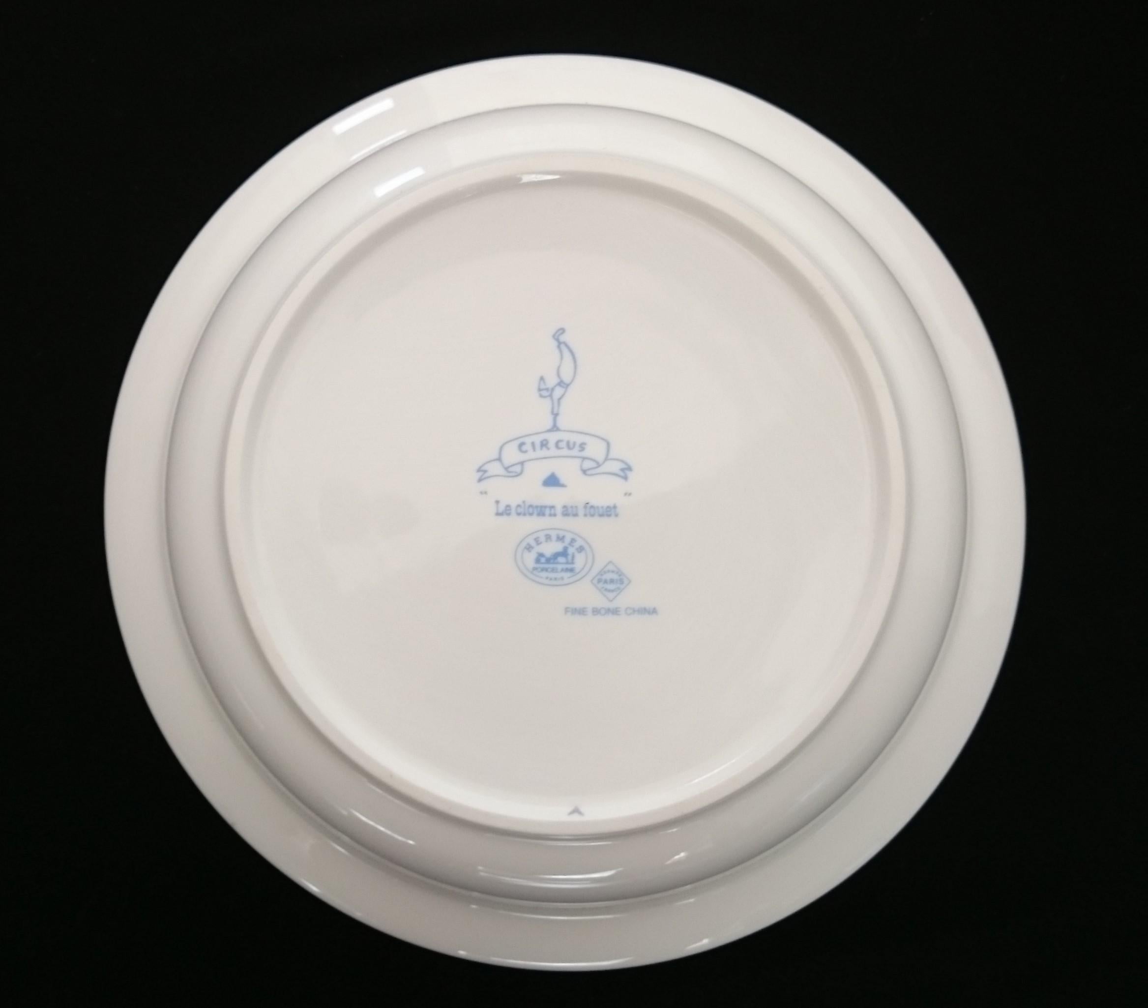 Hermès Circus Porcelain Service (6 pieces set) For Sale 6