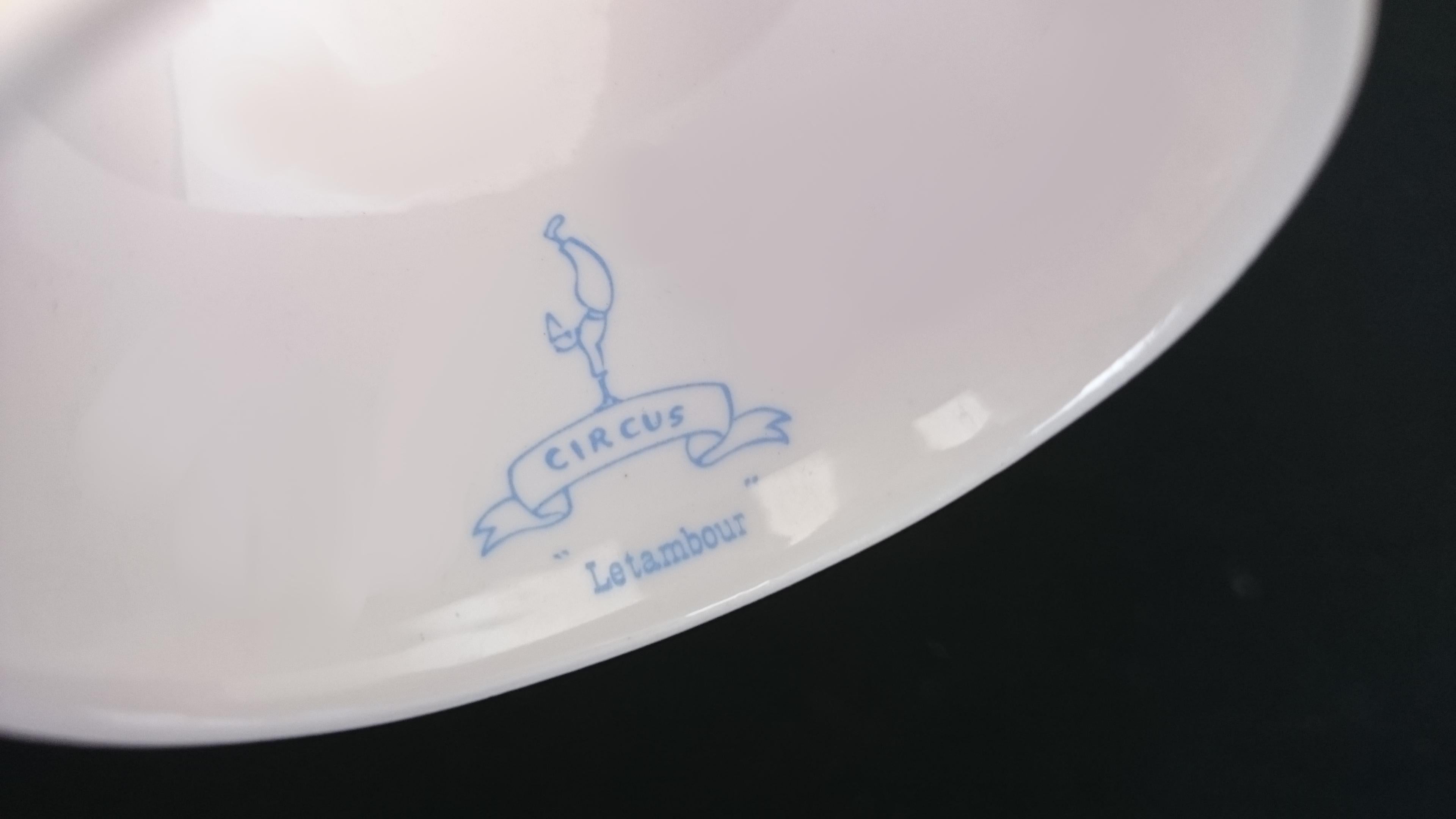 Hermès Circus Porcelain Service (6 pieces set) For Sale 10