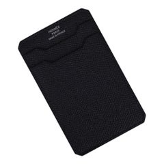 Hermes City 3CC Card Holder Black Epsom Leather