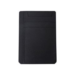 Hermes City 8CC Card Holder Black Epsom Leather